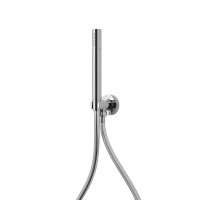 Tavistock Round Microphone Handset with Elbow Outlet & Hose - Chrome