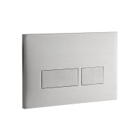 Abacus Trend 2 Flush Plate - Brushed Stainless Steel