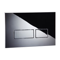 Abacus Trend 2 Flush Plate - Polished Stainless Steel