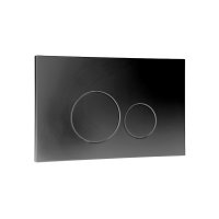 Abacus ISO 2 Flush Plate - Black