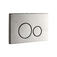 Abacus ISO 2 Flush Plate - Brushed Stainless Steel