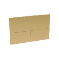 Abacus Edge Flush Plate - Brass