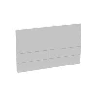 Abacus Edge Flush Plate - White