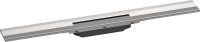 Hansgrohe Raindrain Flex Finish Set Shower Drain 700mm Cuttable for Wall Mounting - Brushed Stainless Steel