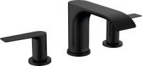 Hansgrohe Vivenis 3-Hole Basin Mixer 90 with Pop-Up Waste Set - Matt Black