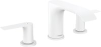 Hansgrohe Vivenis 3-Hole Basin Mixer 90 with Pop-Up Waste Set - Matt White