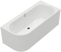 Villeroy & Boch Oberon 2.1 1800 x 800mm Right Corner Back-To-Wall Bath - White Alpin