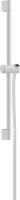 Hansgrohe Unica Shower Bar Pulsify S 65cm with Push Slider & Isiflex Shower Hose 160cm - Matt White