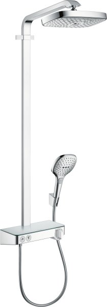 Hansgrohe Raindance Select E Showerpipe 300 2jet Ecosmart with Showertablet Select 300 - Chrome