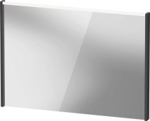 Duravit D-Code 1000mm x 700mm Illuminated Mirror - Matt Graphite