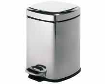 Origins Living 5L Pedal Bin Square Soft Close - Chrome