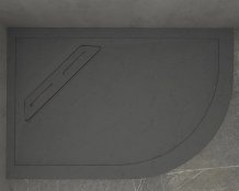 Kudos Connect 2 Slate 1200 x 800mm Offset Quadrant Shower Tray