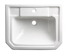 Tavistock Vitoria 550mm Semi-Recessed 1 Tap Hole Basin