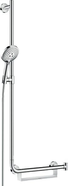 Hansgrohe Raindance Select S Shower Set 120 3jet with Shower Rail 110cm Left - Chrome