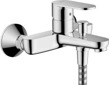 Hansgrohe Vernis Blend Single Lever Bath Mixer for Exposed Installation with 2 Flow Rates - Chrome