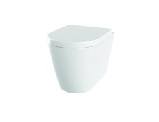 The White Space Lab Rimless Wall Hung Toilet - White