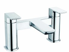 The White Space Veto Bath Filler - Chrome