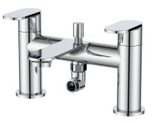 The White Space True Bath/Shower Mixer with Hose & Handset - Chrome