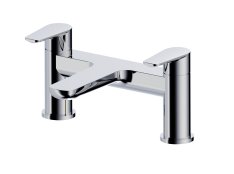 The White Space Stride Deck Mounted Bath Filler - Chrome