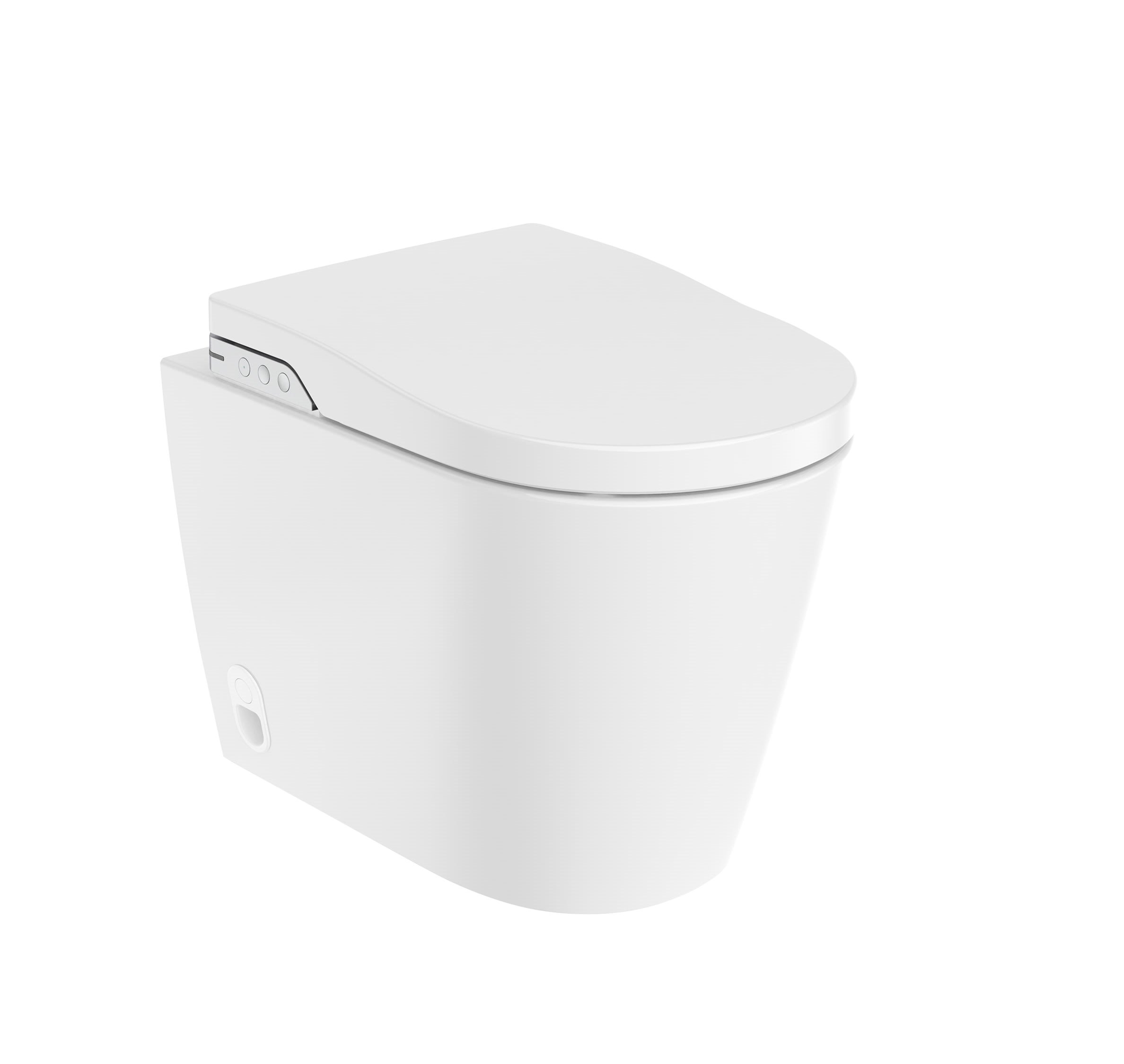 Roca Inspira Back-to-Wall Smart Toilet Integrated Tank | Bathroom ...