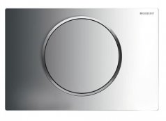 Geberit Sigma 10 Chrome Gloss/Chrome Matt/Chrome Gloss Single Flush Plate