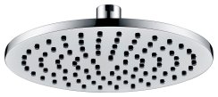 The White Space ABS 200mm Round Shower Head - Chrome