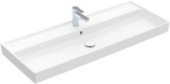 Villeroy & Boch Collaro 1200mm Vanity Basin with 1 Tap Hole & Overflow - Stone White (CeramicPlus)