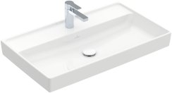 Villeroy & Boch Collaro 800mm Vanity Basin with 1 Tap Hole & without Overflow - White Alpin (CeramicPlus)