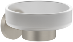 Villeroy & Boch Elements Tender Soap Dish - Matt Brushed Nickel