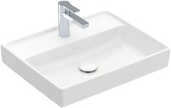 Villeroy & Boch Collaro 550mm Basin with 1 Tap Hole & without Overflow - White Alpin