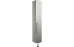 Purity Collection Aurora 300mm 2 Door Tall Unit - Light Grey Gloss