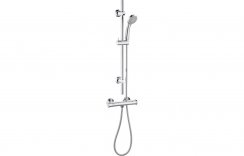 Purity Collection Neptune Thermostatic Bar Mixer Shower - Chrome