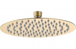 Purity Collection 250mm Round Showerhead - Brushed Brass