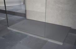 Novellini Novosolid 1700 x 800mm Shower Tray - Grey