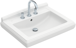 Villeroy & Boch Hommage 750mm 3 Tap Hole Basin - White Alpin