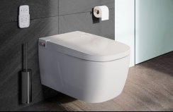 Vitra V-Care Essential Rimless Wall Hung WC