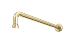 Tavistock Traditional Shower Arm - Brushed Brass