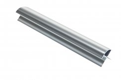 Zest Pvc External Corner Trims for Use with 1000/10mm Panels - 2400mm x 11mm - Silver