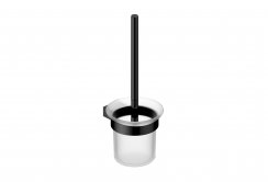 RAK Petit Round Toilet Brush Holder - Black