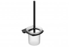 RAK Petit Square Toilet Brush Holder - Black