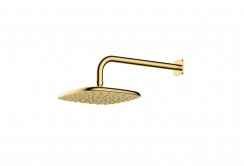 RAK Petit Square Wall Mounted Rain Shower - Gold