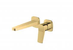 RAK Petit Square Wall Mounted Single Lever - Gold