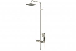 RAK Petit Square Shower Column - Nickel