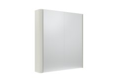 Tavistock Compass 600mm Double Mirrored Wall Cabinet - White