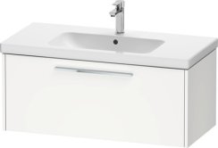 Duravit D-Code 984mm x 460mm 1 Drawer Wall Hung Vanity Unit - Matt White