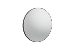 Tavistock Oxygen 600mm Round Mirror - Black