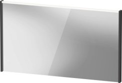 Duravit D-Code 1200mm x 700mm Illuminated Mirror - Matt Graphite