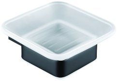 The White Space Legend Soap Dish - Black