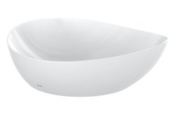 TOTO TA 400mm Asymmetric Countertop Basin with Overflow