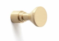 Origins Living Smith Robe Hook - Brushed Brass